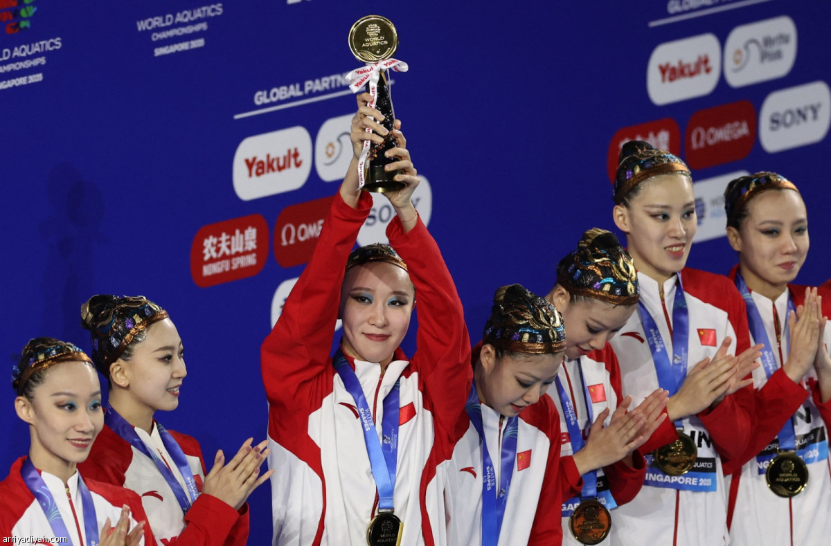 الصين تحصد الذهب